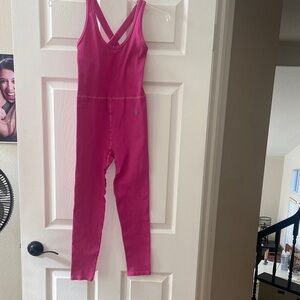 Pink Free People Movement Good Karma Onesie.